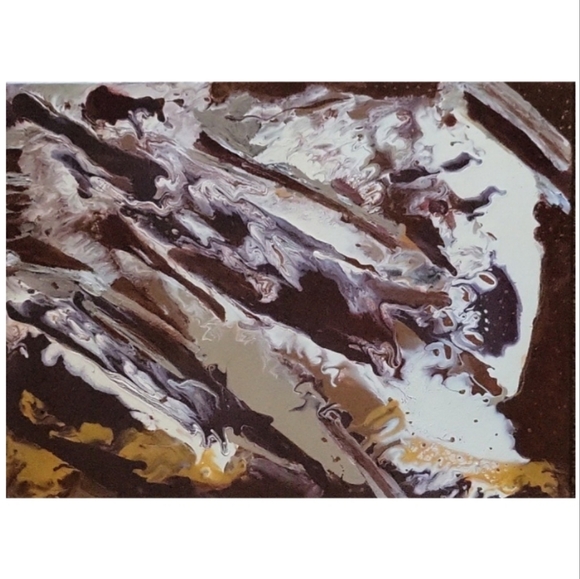 Hand Crafted Abstract Design 18 x 24 Inches Canvas Painting - Picture 3 of 4